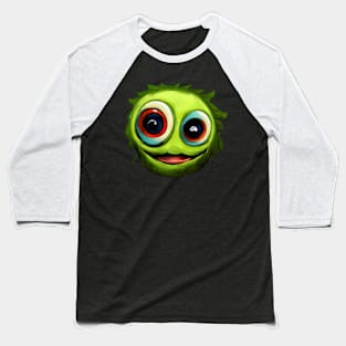 Green Friendly Monster Baseball T-Shirt